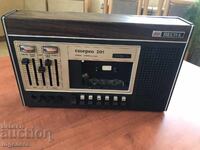 CASSETTE RECORDER "VESNA"-RUSSIA WITH MISCELLANEOUS