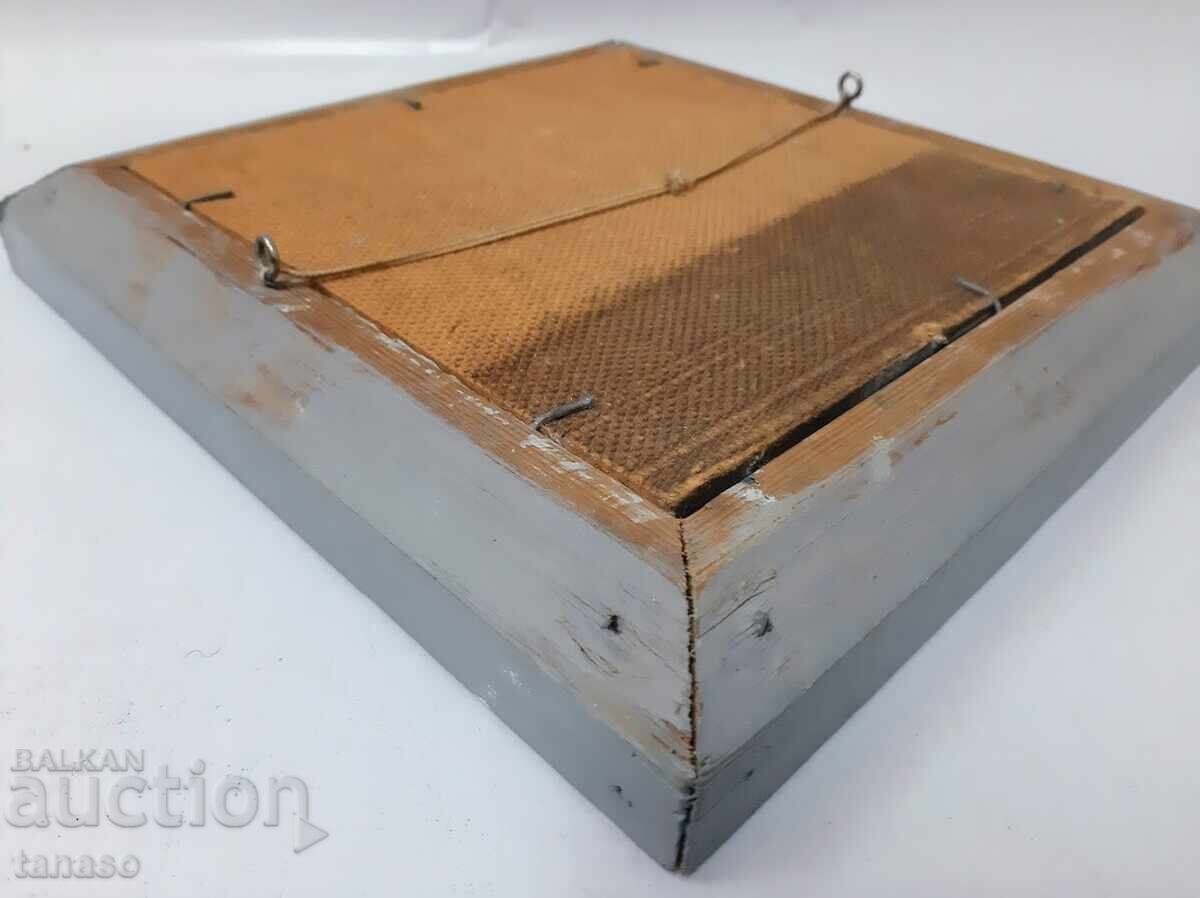 Old oil painting on fiberboard (3.3) - 6 Old oil painting on fiberboard (3.3) - 6