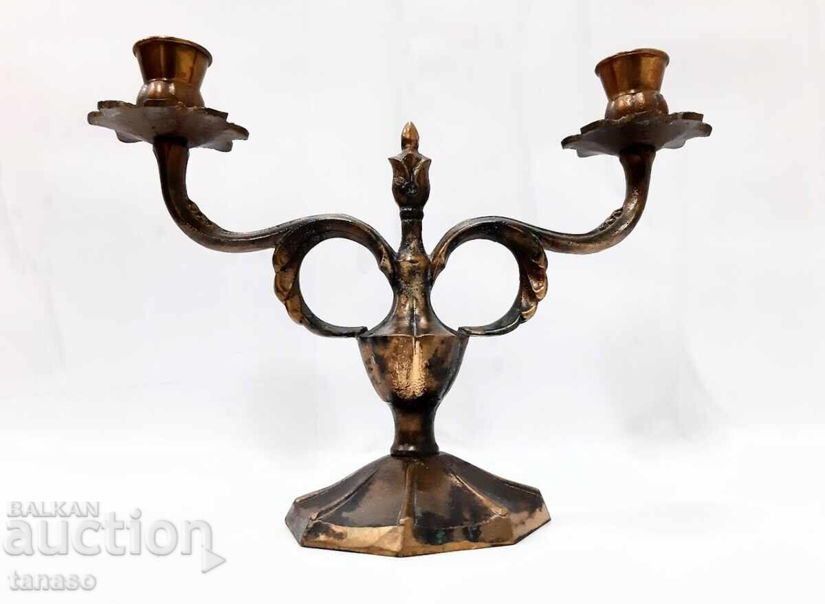 Old baroque double candlestick (1.3) Old baroque double candlestick (1.3)