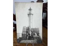 1927 Old Photo Burgas Measures Lighthouse Ο Φάρος από κοντά