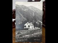 1927 Old Photo Postcard Banderitsa Hut Pirin Bansko Pasko