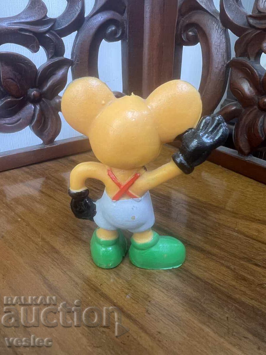 Auction Old BG Toy Rubber Mickey Mouse Figurine Shooting Range Soc Auction Old BG Toy Rubber Mickey Mouse Figurine Shooting Range Soc