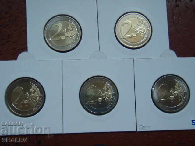 2 Euro 2015 Germany A, D, F, G, J "25 years" Germany 2 euro - 6 2 Euro 2015 Germany A, D, F, G, J "25 years" Germany 2 euro - 6