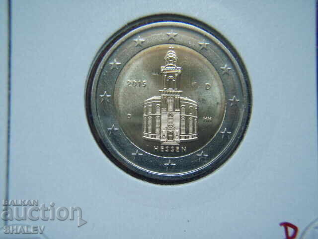 Livrarea 2 euro 2015 Germania A, D, F, G, J „Hessen” Germania - 2 euro