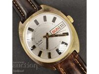 Gold-plated Soviet Watch Slava Automatic USSR Slava USSR