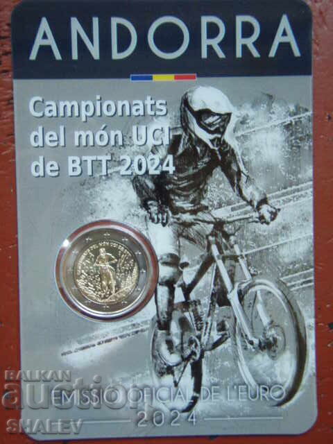 2 Euro 2024 Ανδόρα / Ανδόρα "Cycling" (1) - Unc (2 ευρώ) με τιμή € 26.29 | 51.42 BGN