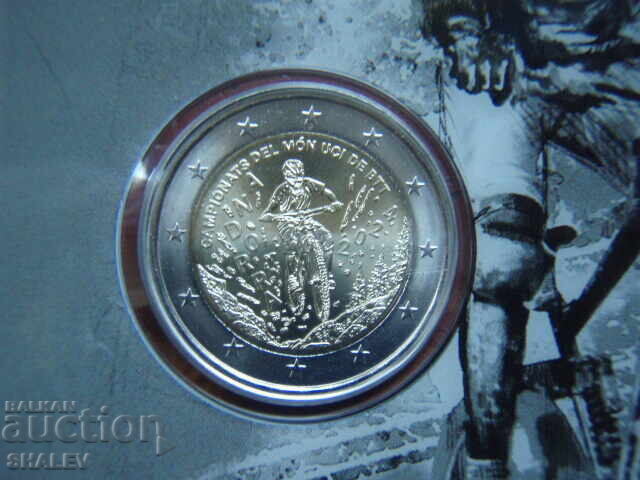 Auction 2 Euro 2024 Andorra / Andorra "Cycling" (1) - Unc (2 euro) Auction 2 Euro 2024 Andorra / Andorra "Cycling" (1) - Unc (2 euro)