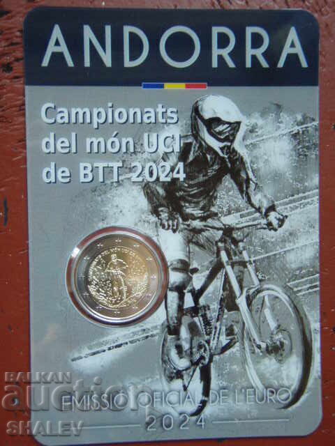 2 Euro 2024 Ανδόρα / Ανδόρα "Cycling" (1) - Unc (2 ευρώ)