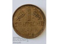 1 νόμισμα γερμανικού μάρκου από το 1976.