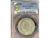 100 λέβα 1930 PCGS AU55