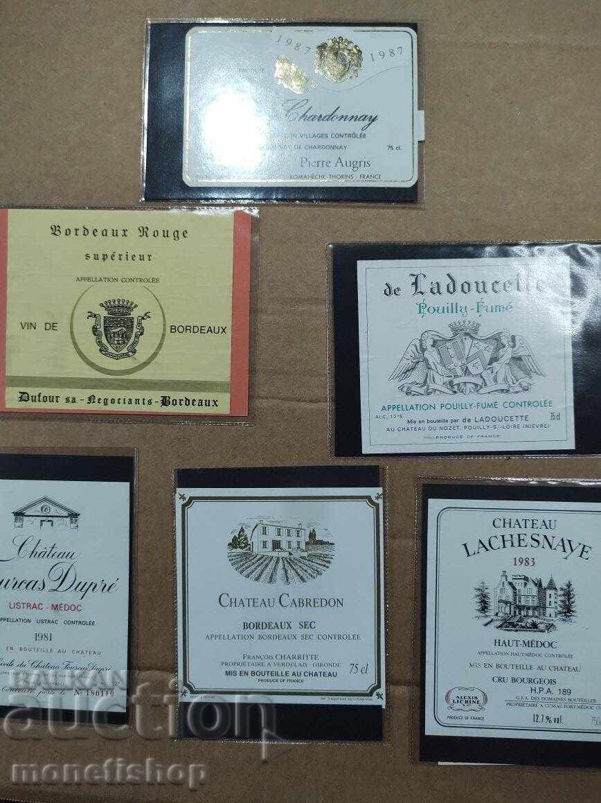 We offer a large collection of wine labels We offer a large collection of wine labels