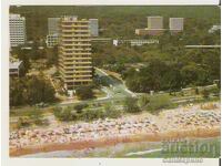 Map Bulgaria Varna Golden Sands Hotel "Moscow" 5*