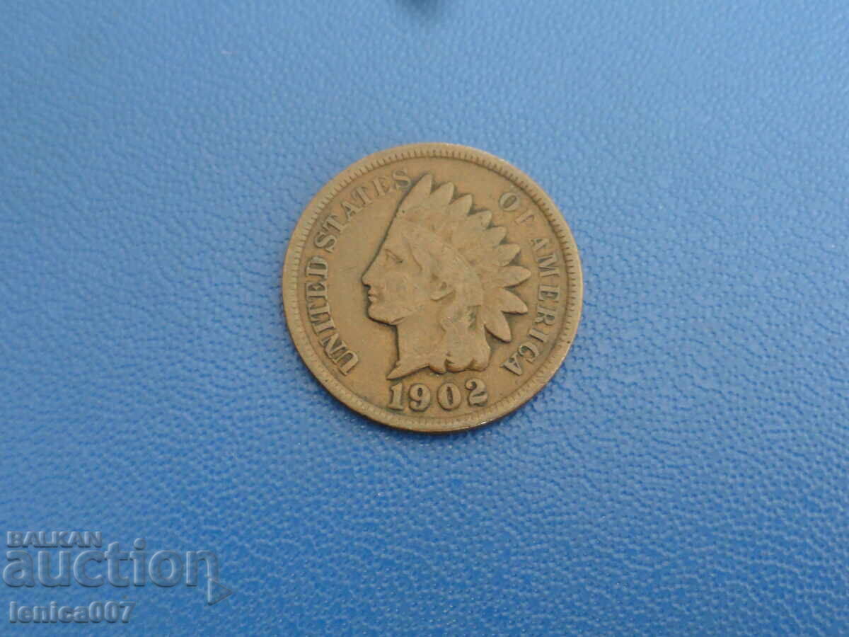 Auction USA 1902 - 1 cent (m) Auction USA 1902 - 1 cent (m)