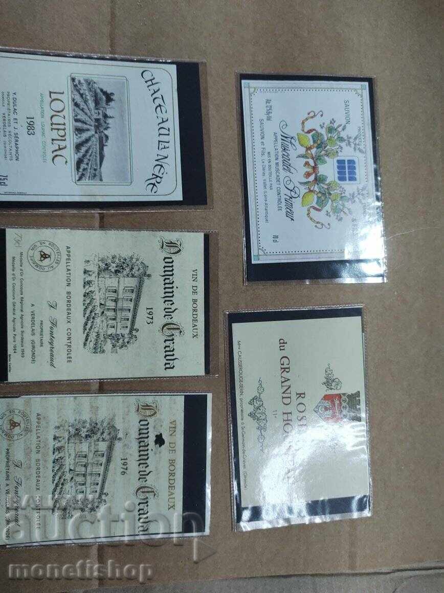 We offer a large collection of wine labels We offer a large collection of wine labels