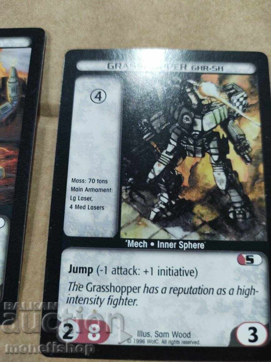 We offer a large collection of Batletech cards - 5 We offer a large collection of Batletech cards - 5