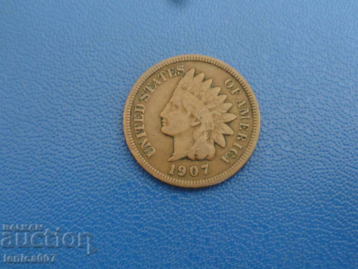 USA 1907 - 1 cent (m) - 5 USA 1907 - 1 cent (m) - 5