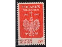 1966. USA. Poland's Millennium.