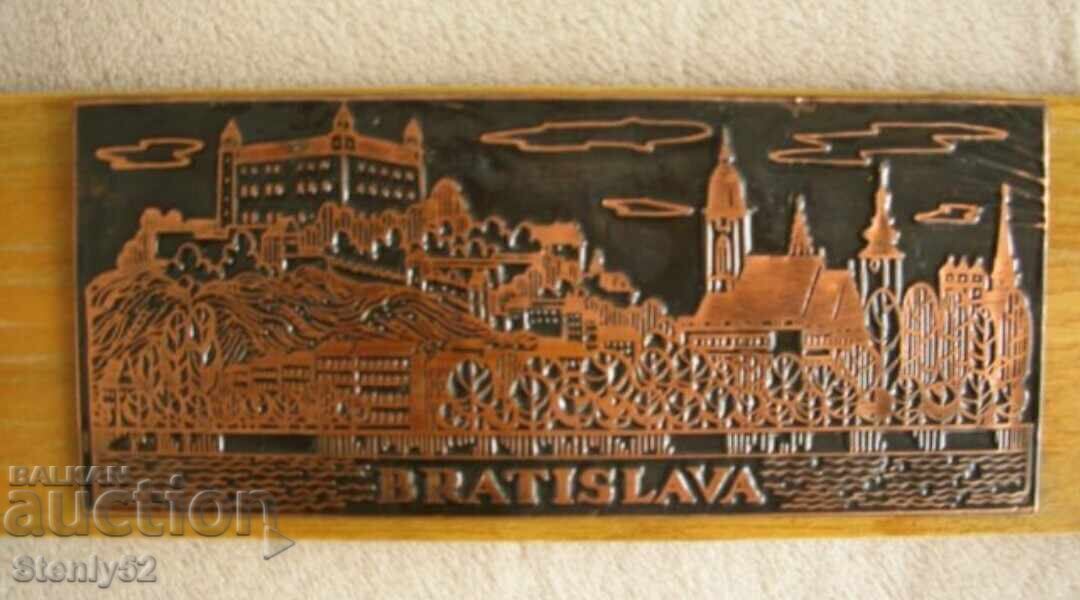 Panou din cupru-Bratislava Panou din cupru-Bratislava