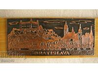 Panou din cupru ștanțat - Bratislava