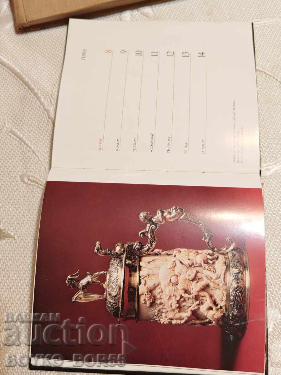 Delivery of Russian Book Calendar Treasures of the Hermitage 1984 - English