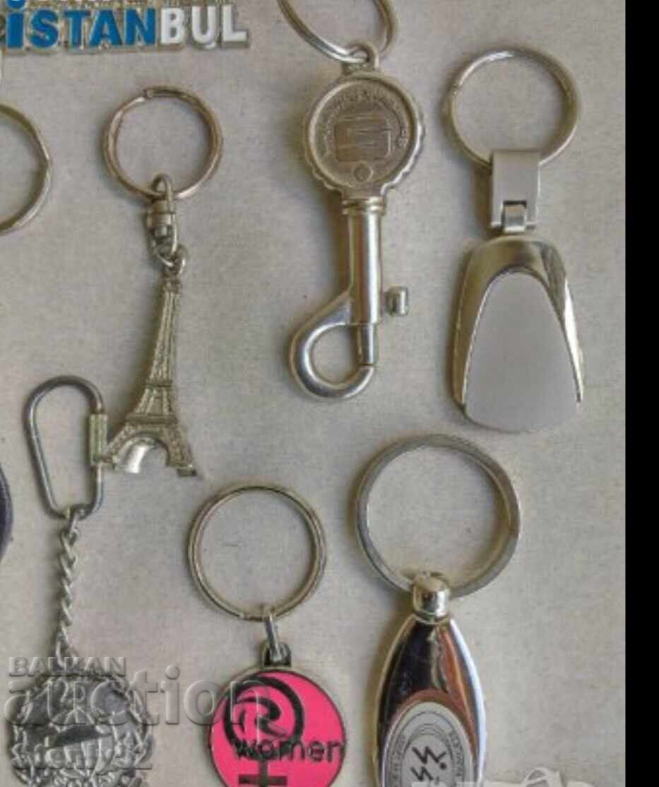 Παρτίδα 7 μεταλλικά μπρελόκ. Παρτίδα 7 μεταλλικά μπρελόκ.
