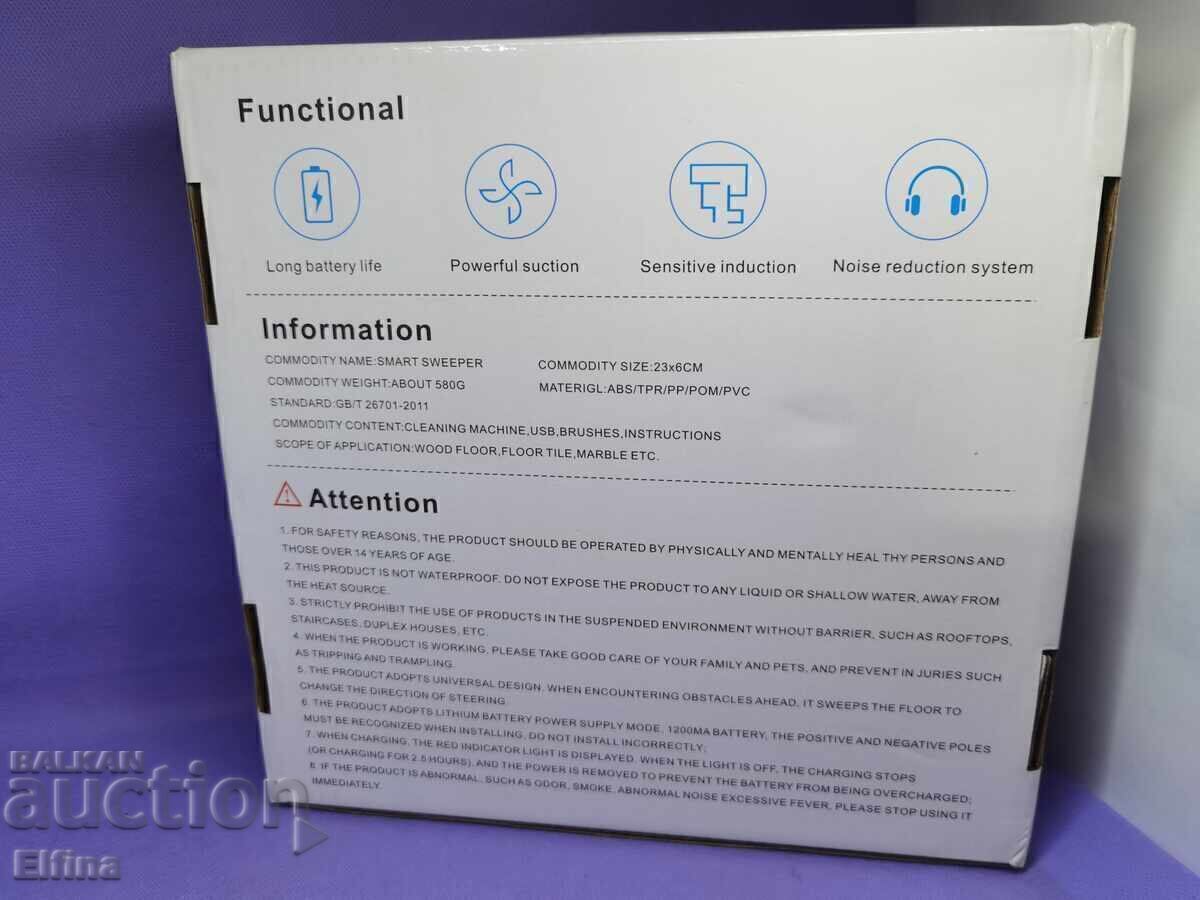 Mini Smart Robot Ηλεκτρική σκούπα για Καθαρισμό με τιμή € 12.00 | 23.47 BGN