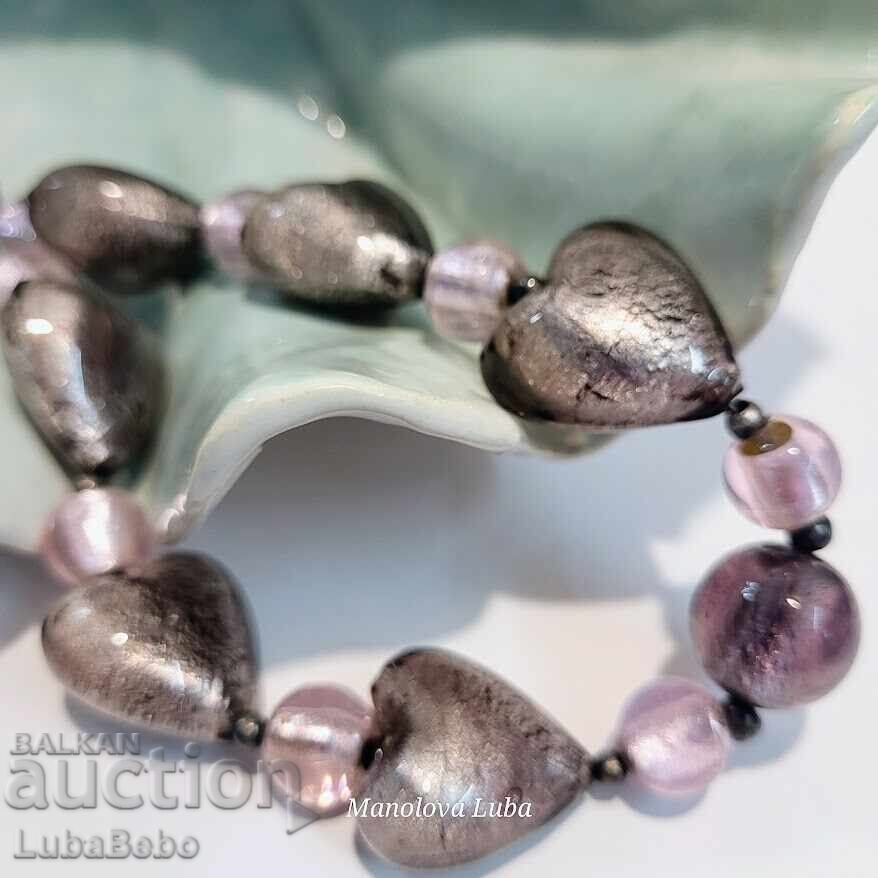 Venetian Murano glass necklace. with price 35.00 BGN | € 17.90