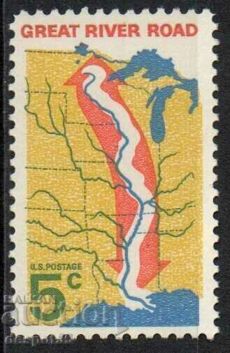 1966. USA. The Great River Road. 1966. USA. The Great River Road.