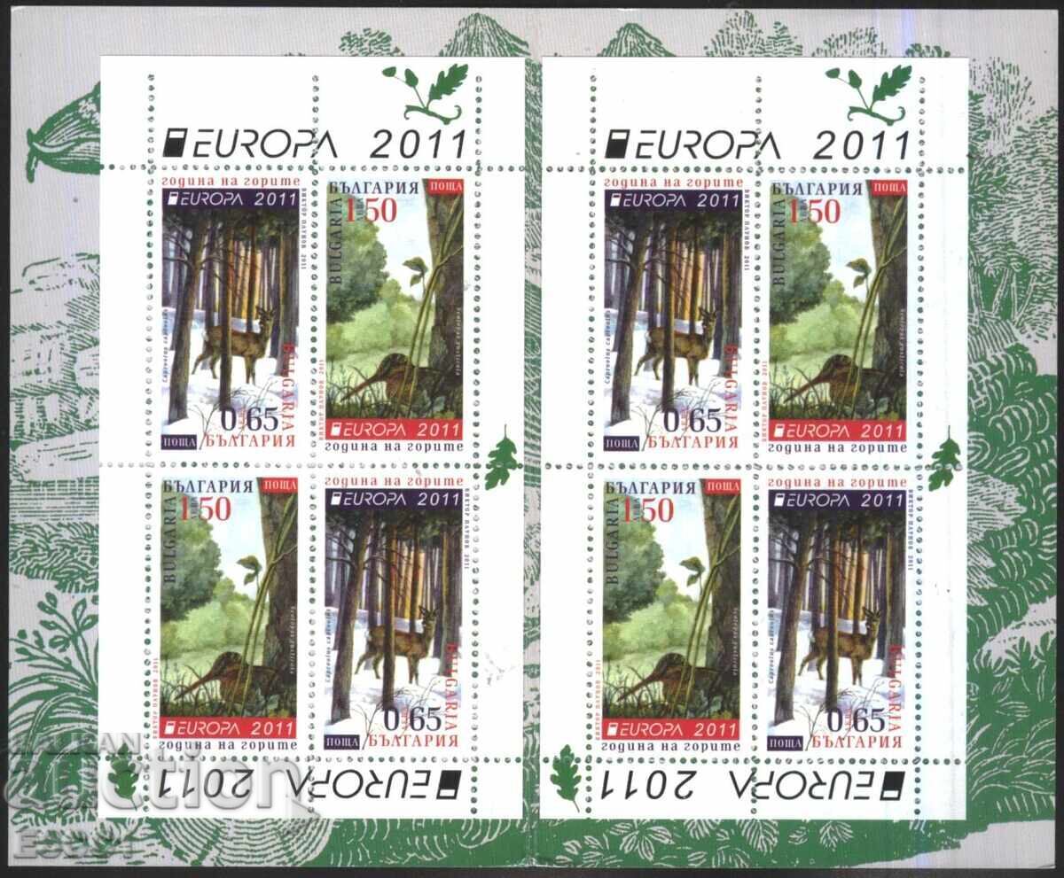 Clean stamps in a Europe SEPT 2011 booklet from Bulgaria Clean stamps in a Europe SEPT 2011 booklet from Bulgaria