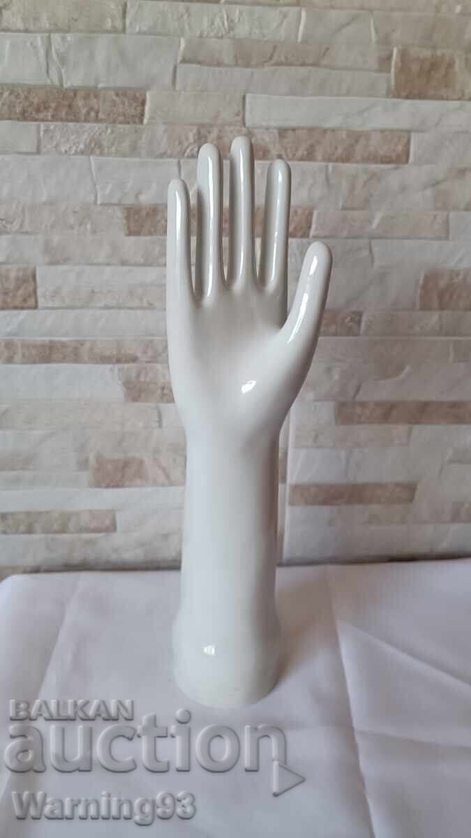 Porcelain hand - Bulgarian production - size 88 Porcelain hand - Bulgarian production - size 88