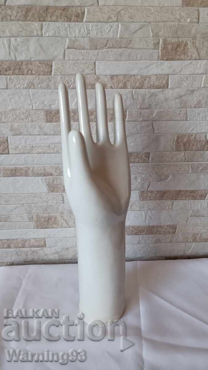 Delivery of Porcelain hand - Bulgarian production - size 100 Delivery of Porcelain hand - Bulgarian production - size 100