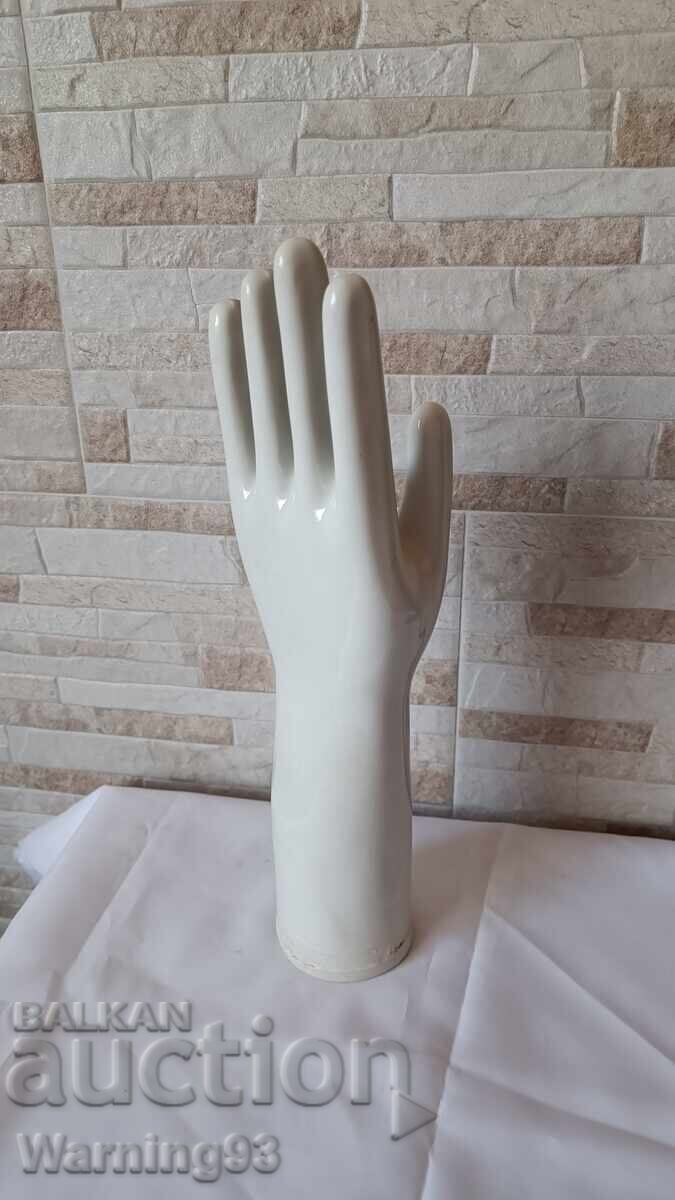 Porcelain hand - Bulgarian production - size 100 - 7 Porcelain hand - Bulgarian production - size 100 - 7