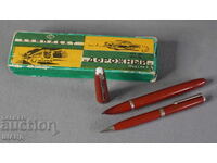 Old Russian pen and pencil set with box