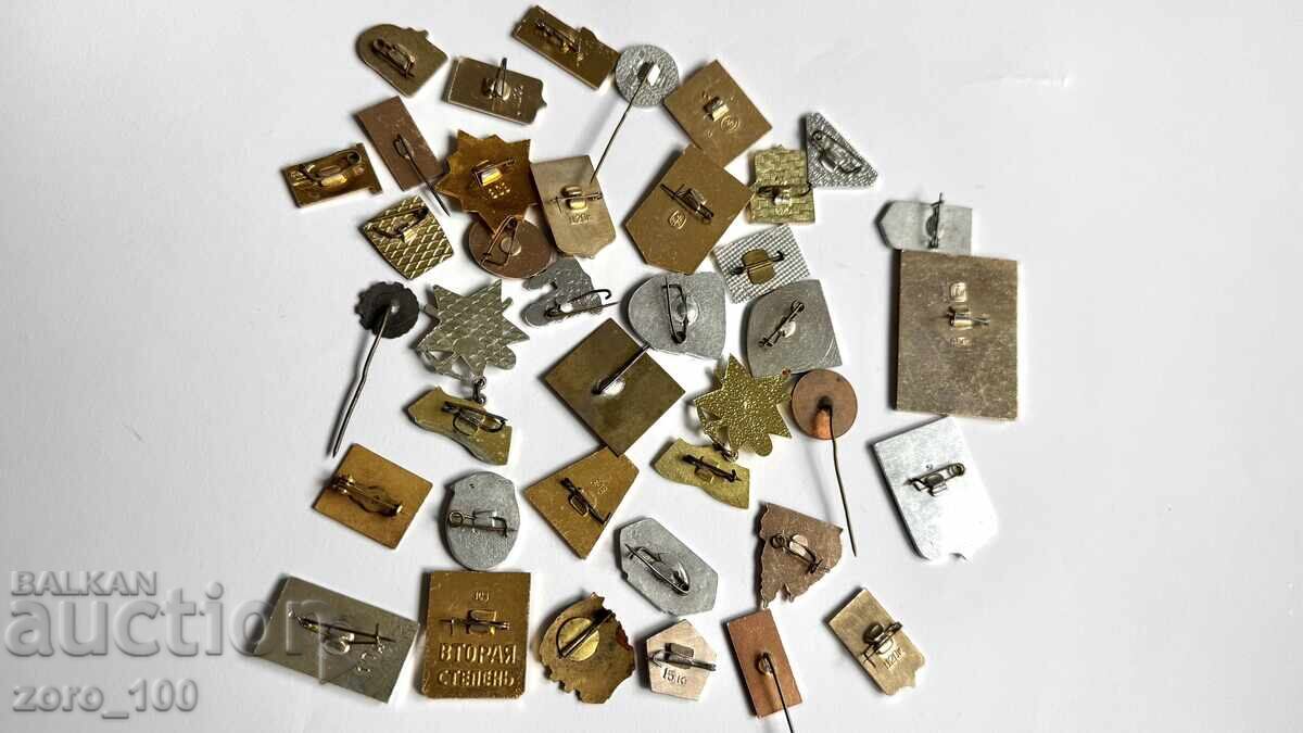 Значки лот 36 броя - 6