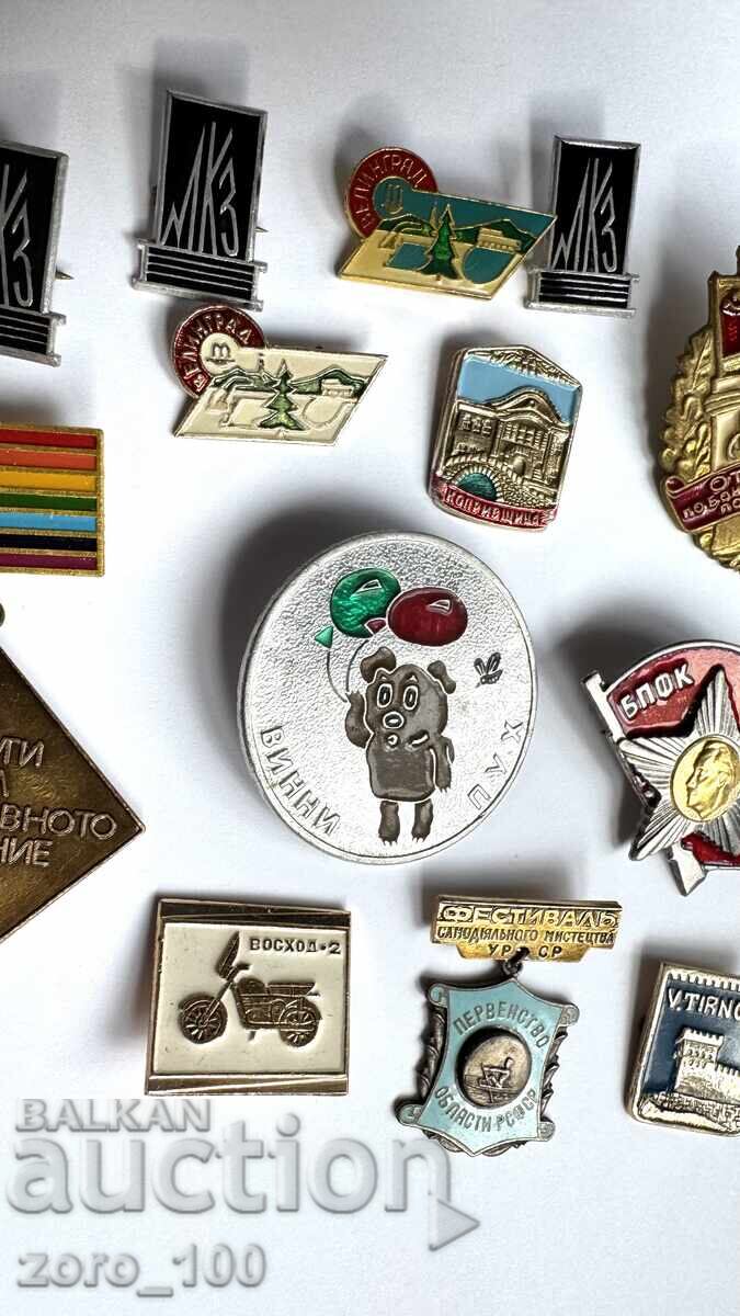 Delivery of Badges lot 16 pieces Delivery of Badges lot 16 pieces