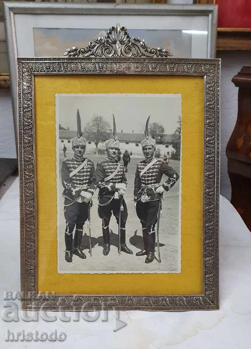 Livrarea Rama foto frantuzeasca placata cu argint