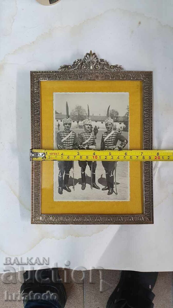 Rama foto frantuzeasca placata cu argint - 7