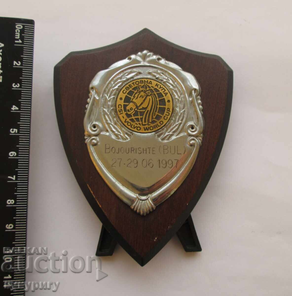 Tabletop medal plaque CSI Equestrian World Cup - 6 Tabletop medal plaque CSI Equestrian World Cup - 6