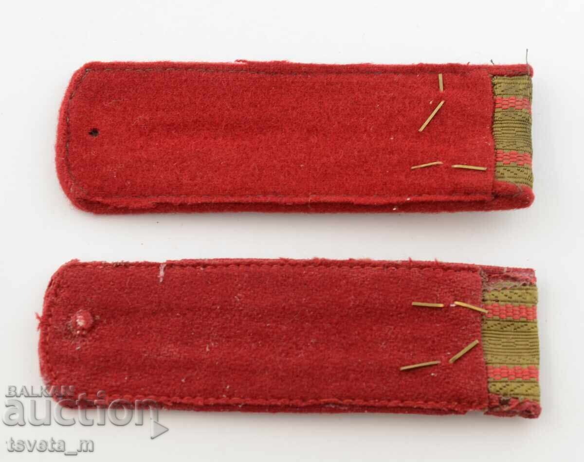 Офицерски пагони, подполковник БНА, соц с цена 9.00 лв. | € 4.60 Офицерски пагони, подполковник БНА, соц с цена 9.00 лв. | € 4.60