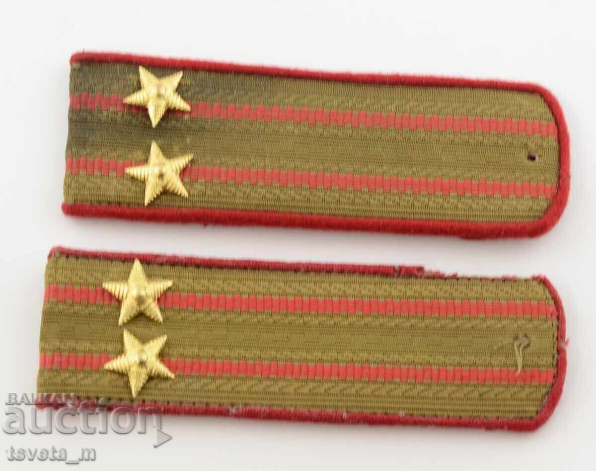 Офицерски пагони, подполковник БНА, соц Офицерски пагони, подполковник БНА, соц