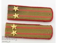 Officer's epaulettes, Lieutenant Colonel of the Bulgarian National Army, social