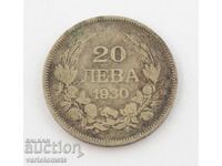 20 Leva 1930 - Bulgaria › Țarul Boris III