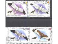 Clean stamps Fauna Birds Harriers 2006 from Bulgaria