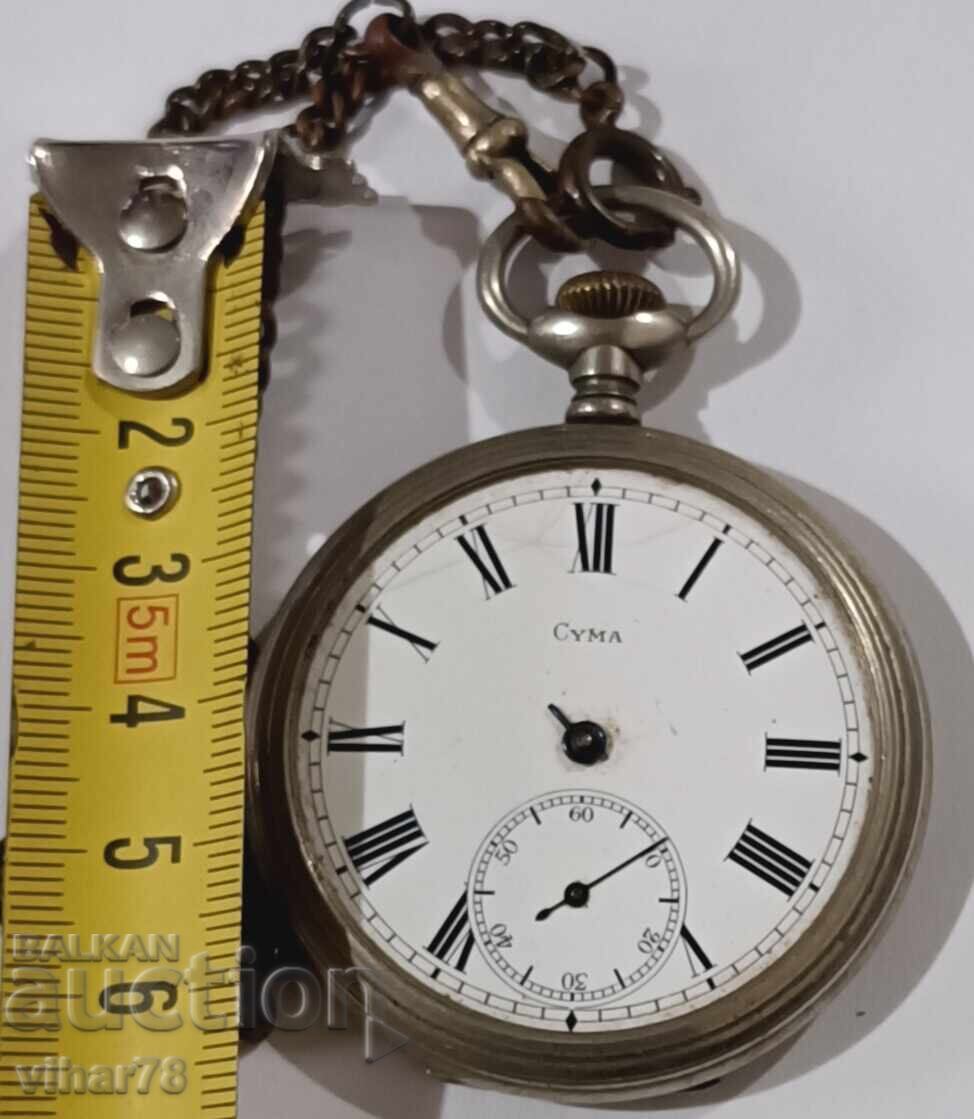 pocket watch-CYMA-SIMA-not working for repair or replacement with price 75.99 BGN | € 38.85 pocket watch-CYMA-SIMA-not working for repair or replacement with price 75.99 BGN | € 38.85