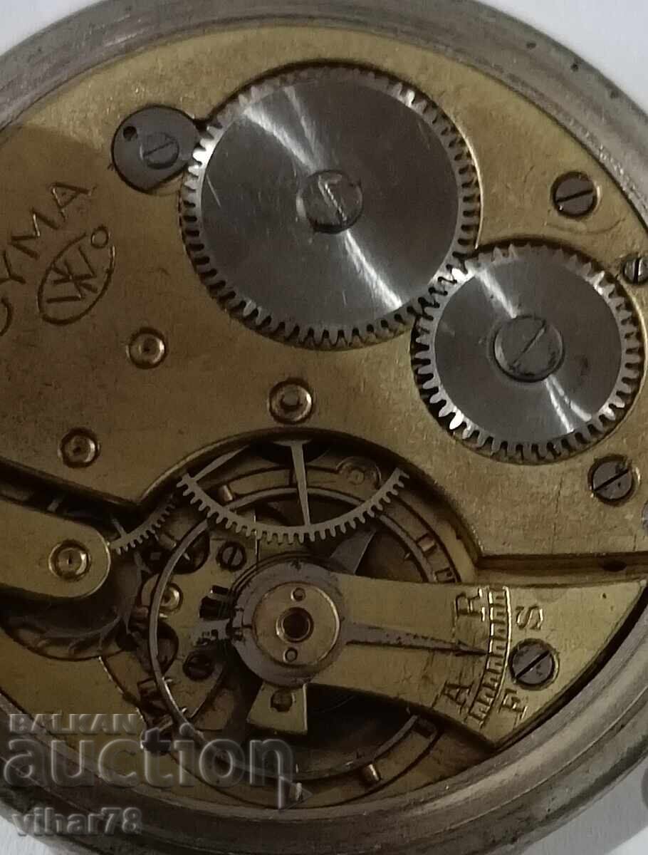 pocket watch-CYMA-SIMA-not working for repair or replacement - 6 pocket watch-CYMA-SIMA-not working for repair or replacement - 6