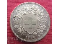 20 franci 1930 Elveția ( Elveția ) - AU / UNC (aur)