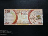 GUYANA (GUYANA) 50 DOLLARS 2016 JUBILEE NEW UNC