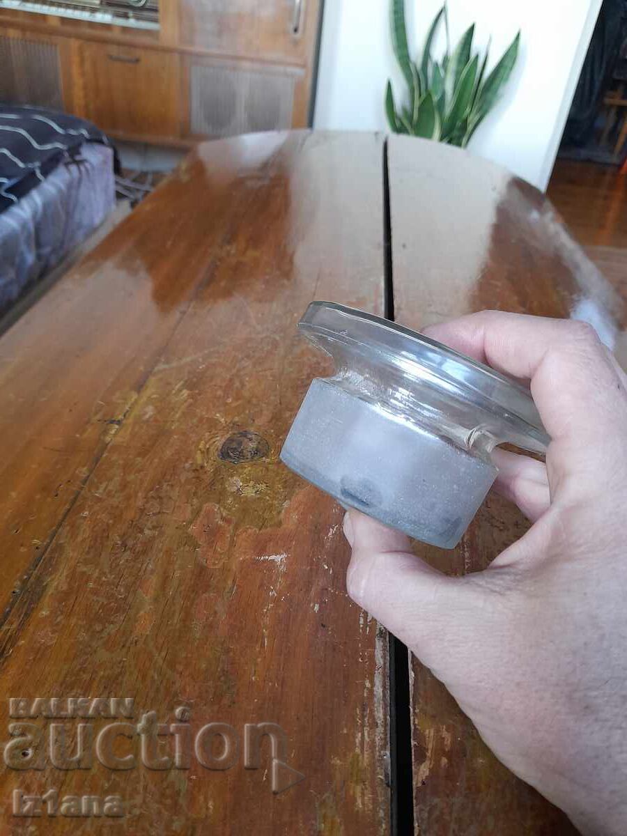 Auction  Old glass stopper, stopper