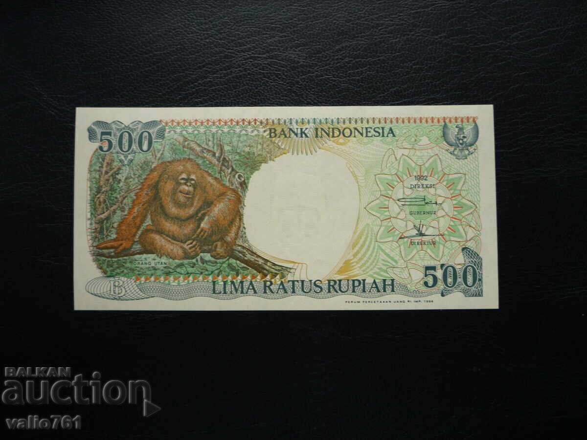 INDONESIA 500 RUPIES 1992 NEW UNC INDONESIA 500 RUPIES 1992 NEW UNC