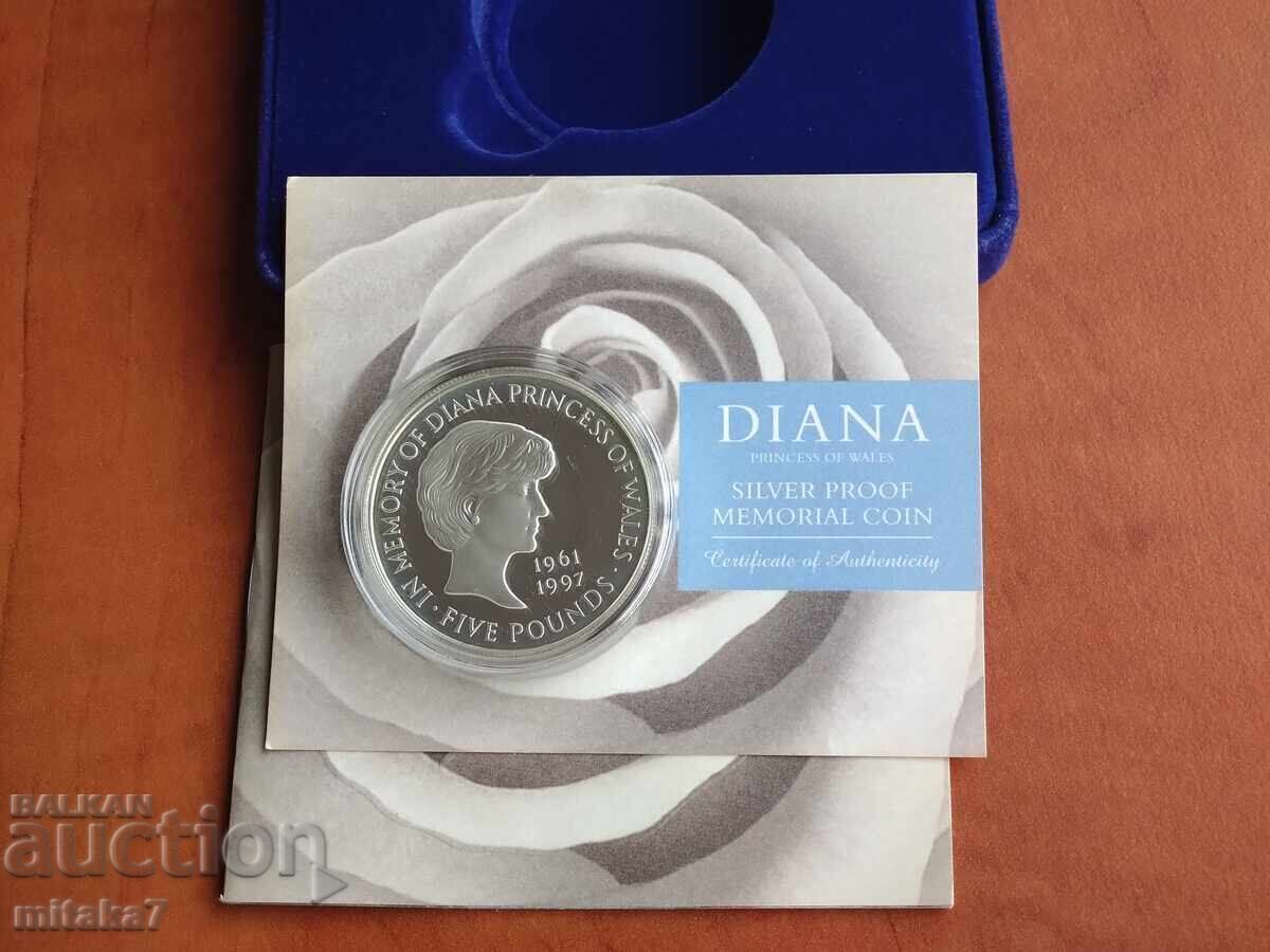 Auction  5 pounds 1997, silver, Great Britain